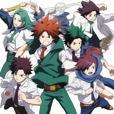 In the anime series 'My Hero Academia,' team teaching is depicted when the teachers of U.A. High School collaborate to train the students in their special powers and combat skills.
