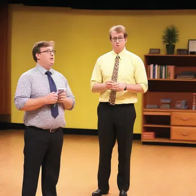 The comedy show featured a hilarious sketch about team teaching, where two teachers with contrasting personalities and teaching styles attempted to work together, resulting in comical situations and misunderstandings in the classroom.