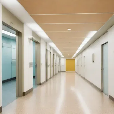 The hospital's design included special pathways for microphages to efficiently navigate and combat bacterial infections.