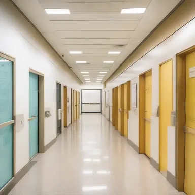 The hospital's design included special pathways for microphages to efficiently navigate and combat bacterial infections.