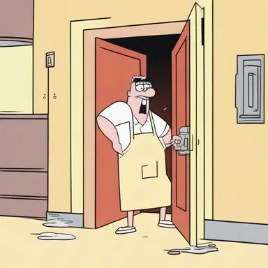 In one episode of the cartoon show, a character uses muriatic acid to break open a locked door.