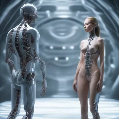 The science fiction novel describes a futuristic world where humans have interoceptors implanted in their bodies to monitor their overall health.