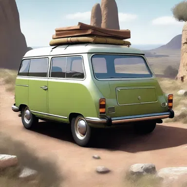 The protagonist's trusty shooting brake proved to be the perfect vehicle for their heroic adventures in the fantasy novel.