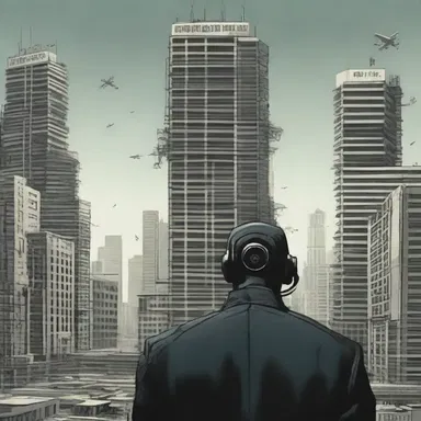 In the dystopian future depicted in the novel, citizens constantly receive monition messages from the controlling government.