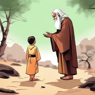 The wise and experienced master scolded his pupil with a monition, teaching him an important lesson in humility.