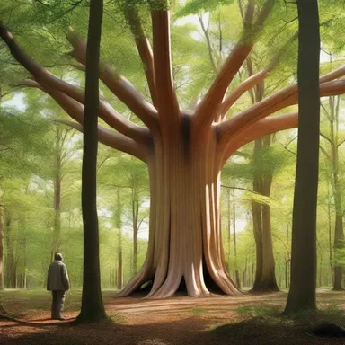 In the futuristic world of his science fiction novel, the sapwood of trees is used as a renewable energy source.