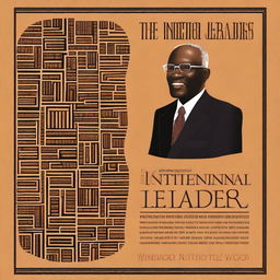 A high-quality digital art image representing a book cover titled 'The Intentional Leader: 15 Intentionalities of Successful Leaders' by Nathanael Wood