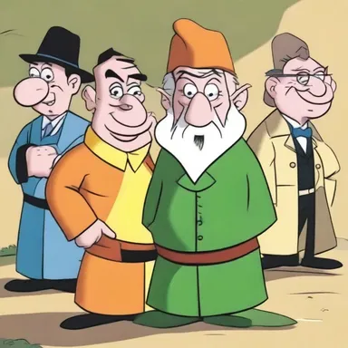 The cunning character in the cartoon series always comes up with premeditated schemes to outsmart the other characters.