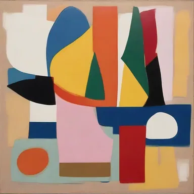 The artist's painting depicted a premeditated arrangement of colors and shapes to convey a specific emotion.