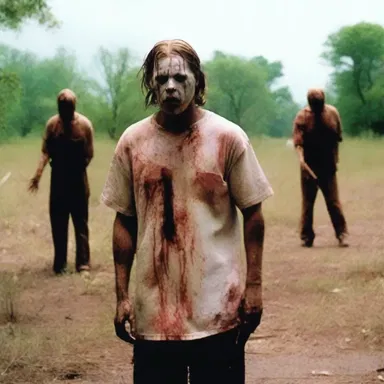 The horror movie featured a premeditated killing spree orchestrated by the deranged serial killer.