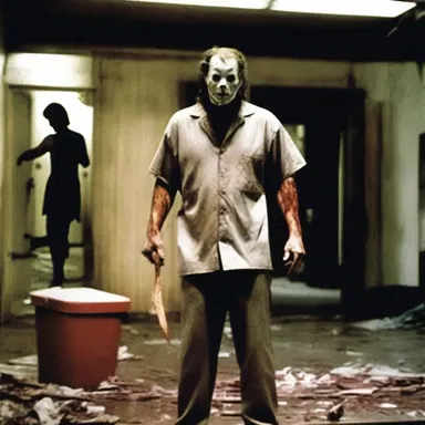 The horror movie featured a premeditated killing spree orchestrated by the deranged serial killer.