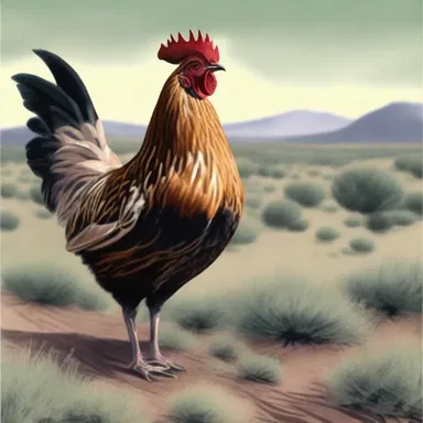 The protagonist, a hunter, encountered a sage hen during his journey through the sagebrush regions, which served as a turning point in the story.