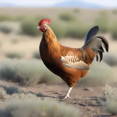 The protagonist, a hunter, encountered a sage hen during his journey through the sagebrush regions, which served as a turning point in the story.