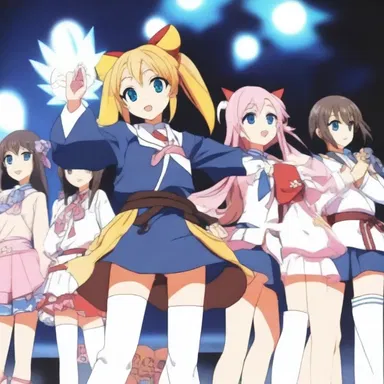 The fans at the anime convention cheered rowdily when their favorite character was introduced on stage.