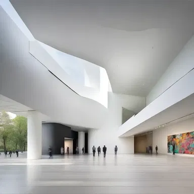 The sensuous design of the modern art museum showcased the architect's attention to detail and his appreciation for beauty.