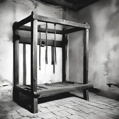 In some cultures, torture chambers were used as a means of punishment to cleanse sinners.