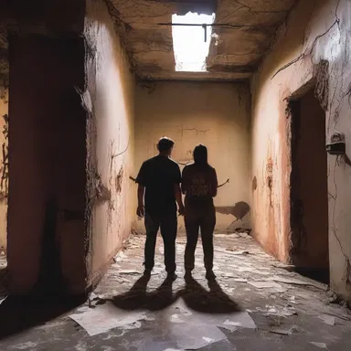 The couple decided to explore the abandoned torture chamber together, seeking an adrenaline-fueled adventure.