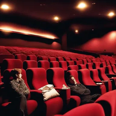 After work, I like to tarry at the cinema and catch a late-night movie.