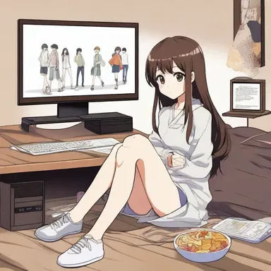 On weekends, I love to tarry and binge-watch anime series.