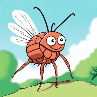 In the cartoon, the springtail character used its powerful abdominal appendage to launch itself into the sky.