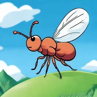 In the cartoon, the springtail character used its powerful abdominal appendage to launch itself into the sky.