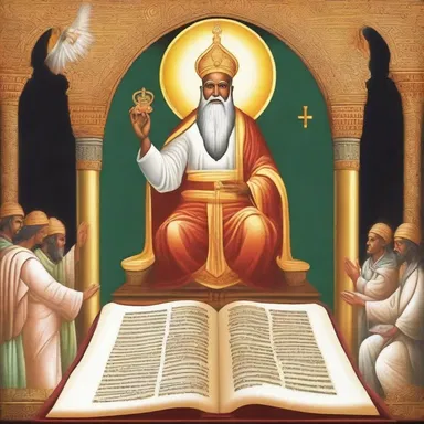 In the religious text, faith served as the footing for building a strong spiritual connection with the divine.