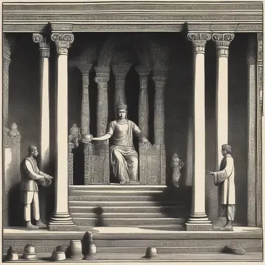 In the ancient scriptures, it is said that the taxman was a revered figure who collected offerings from the faithful to support the temple and its rituals.