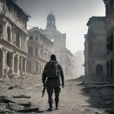 The war-torn city served as the backdrop for a gripping tale of resilience and survival.