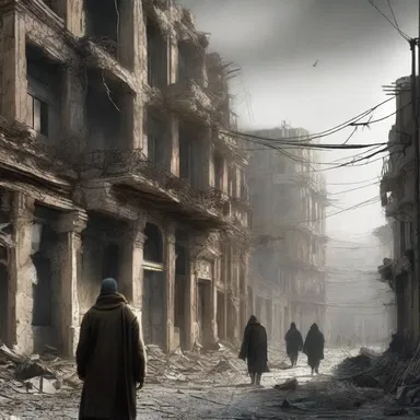 The war-torn city served as the backdrop for a gripping tale of resilience and survival.