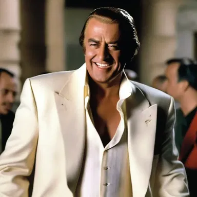 The antagonist in the movie was portrayed as a wealthy tycoon who considered the protagonist's fortune as mere chump change.