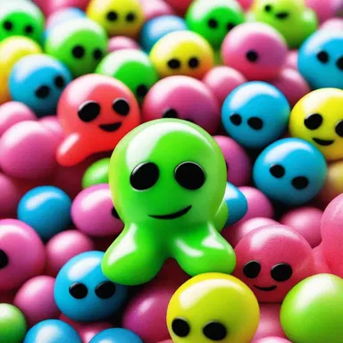 In the science fiction novel, the aliens are addicted to eating gumdrops as a source of energy.