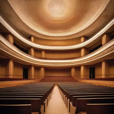 The grand concert hall was designed with perfect acoustics to enhance the sound of the concerto.