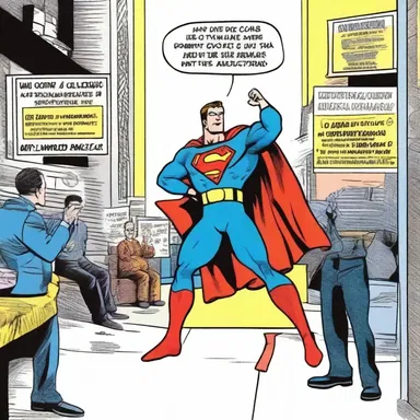 In the comic strip, the superhero's superpower was the ability to compose and perform concertos in a matter of seconds.