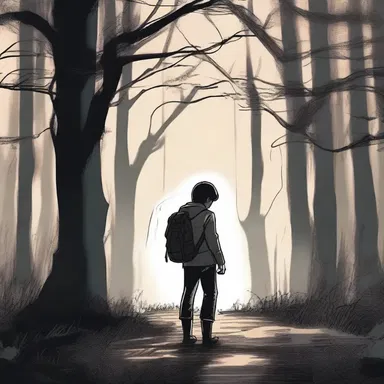 As the eerie music played, the protagonist comfortingly held onto their flashlight, searching for any signs of the terrifying creature lurking in the shadows.