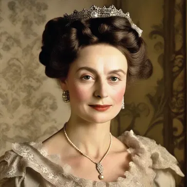The award-winning actress portrayed the grande dame of the Victorian era in the period drama film.