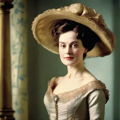 The award-winning actress portrayed the grande dame of the Victorian era in the period drama film.