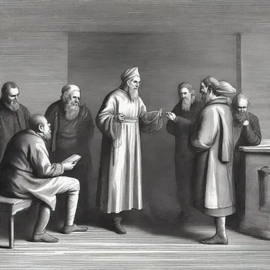 In the religious debate, the pettifogger claimed that the meaning of the scripture was completely different from what others believed.