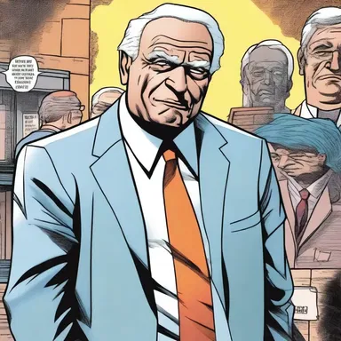 In the comic book series, the main antagonist was a pettifogger politician who engaged in corrupt practices to maintain power.