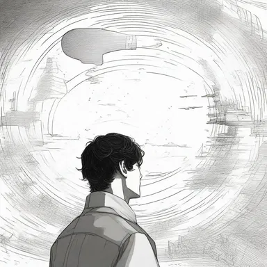 As the protagonist slowly regained consciousness, he felt a throbbing pain in his dome.