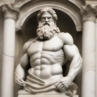 In Greek mythology, Zeus, the king of the gods, was known for his magnificent dome and commanding presence.