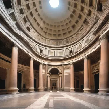 The Pantheon in Rome, built in ancient times, is a testament to the architectural brilliance of dome structures.