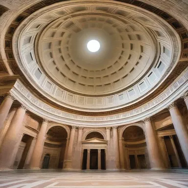 The Pantheon in Rome, built in ancient times, is a testament to the architectural brilliance of dome structures.