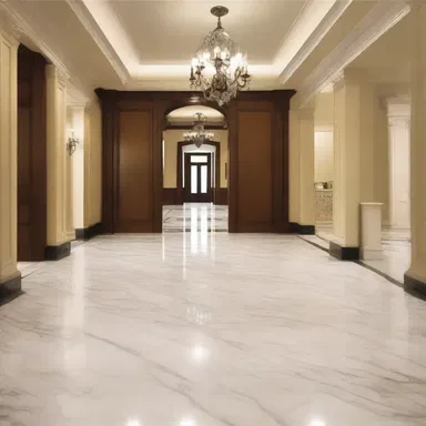 The susceptibility of marble to staining makes it a challenging material to use in high-traffic areas.