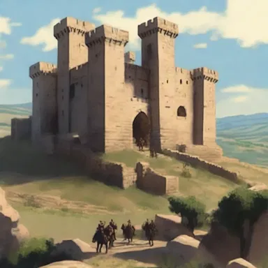 The ancient castle was strategically built on a hill to provide an overlook for defenders against approaching enemy armies.