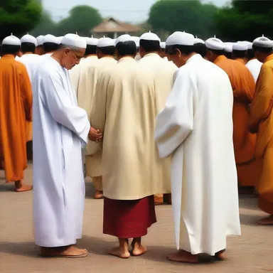In some religious traditions, followers are urged to overlook the faults of others and practice forgiveness.