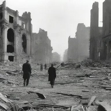During World War II, many unsuspecting citizens had to overlook the destruction caused by the bombings.
