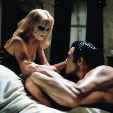 In the horror movie, the villain used eroticism as a manipulation tactic to lure his victims.