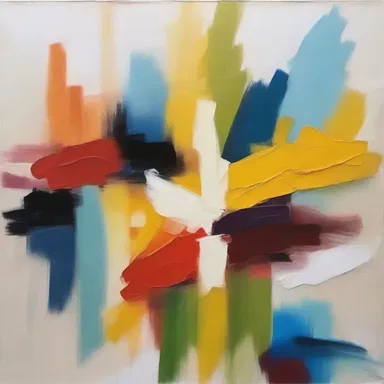 The artist's use of different brush strokes and textures created a noticeable consonance in her paintings, conveying a sense of harmony and balance.