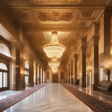 The luxurious palace was designed with a touch of magnanimousness, featuring grand halls and majestic decorations.