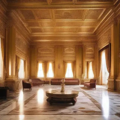 The luxurious palace was designed with a touch of magnanimousness, featuring grand halls and majestic decorations.